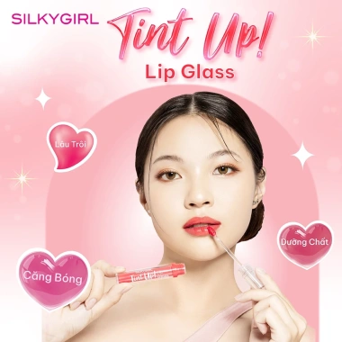 Son Bóng Silkygirl Tint Up Lip Glass 3g - Bóng, mọng nước, dưỡng ẩm lâu trôi, chỉ 138k