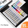 Sơn Bút Lốp Graffiti Hub Trắng Đen - Chống thấm, Dầu không phai, Dùng cho công trường, Bút đánh dấu 3