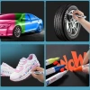 Sơn Bút Lốp Graffiti Hub Trắng Đen - Chống thấm, Dầu không phai, Dùng cho công trường, Bút đánh dấu 6