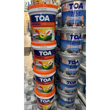 Sơn Chống Nóng và Chống Thấm TOA Roofseal Sun Block Nhập Khẩu Thái Lan - Giá 800.000đ Giảm 20% 4