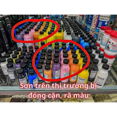 Sơn chống thấm công thức xịn cho thùng xốp, hồ cá, bể cá - 28.000đ