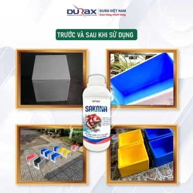 Sơn Chống Thấm Hồ Cá DURAX SAKANA - Dùng cho Hồ Xi Măng & Thùng Xốp, Giá 24.750đ 9