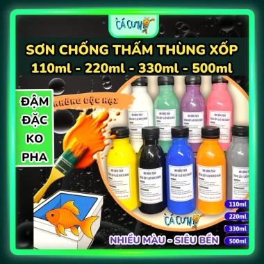 Sơn Chống Thấm Hồ Cá, Thùng Xốp, Bể Cá Xi Măng - Hàng Loại 1, Giá 29.999đ