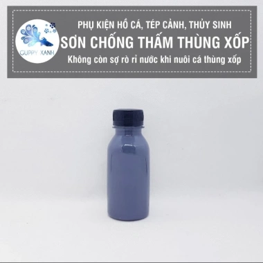 Sơn chống thấm thùng xốp cho bể cá 500ml & 1L - Giá ưu đãi 90k, tặng cọ khi mua 1L