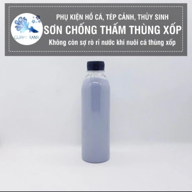 Sơn chống thấm thùng xốp cho bể cá 500ml & 1L - Giá ưu đãi 90k, tặng cọ khi mua 1L