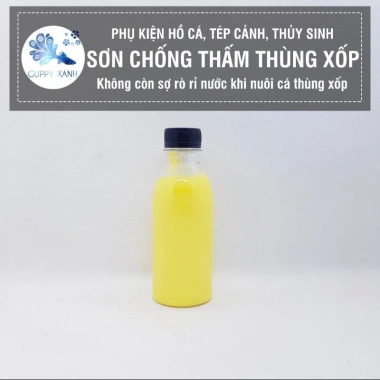Sơn chống thấm thùng xốp cho bể cá 500ml & 1L - Giá ưu đãi 90k, tặng cọ khi mua 1L
