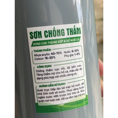 Sơn Chống Thấm Thùng Xốp Nuôi Cá Nhiều Màu Sắc, Thêm Lung Linh cho Hồ Cá Cảnh 23.900₫