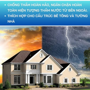 Sơn Chống Thấm X-Paint S9.000 18kg - Bảo Vệ Mọi Bề Mặt, Siêu Bền, Giá 3.1 Triệu 4