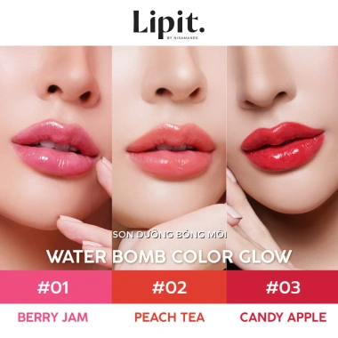 Son Dưỡng Bóng Môi LIP IT Water Bomb Color Glow 3g Dưỡng ẩm, Nâu Đậm, Giá 89.000 VND 2