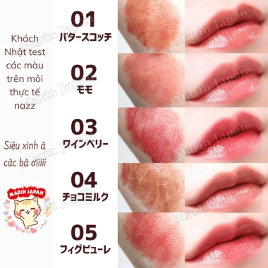 Son dưỡng Canmake Tokyo Chính Hãng Muchi Puru Tint Nhật Bản Mẫu Mới - Giá chỉ 40.000 VND