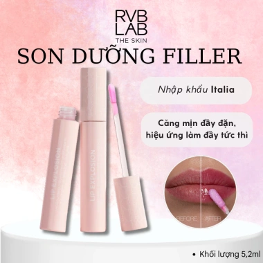Son dưỡng filler môi RVB LAB - Bí quyết đôi môi căng mọng, giảm giá 22% chỉ 780.000đ 2 Son dưỡng filler môi RVB LAB - Bí quyết đôi môi căng mọng, giảm giá 22% chỉ 780.000đ 2