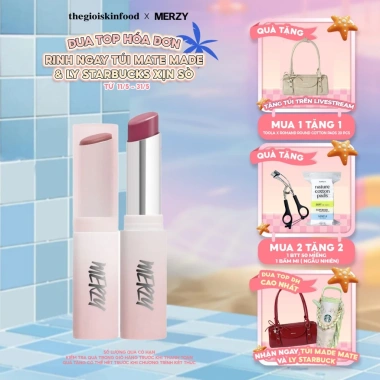 Son Dưỡng Merzy Siren Melting Color 3g - Môi Mềm Mịn, Căng Mọng, Ẩm Đầy, Có Màu, Giá 169k Giảm Đặc Biệt Son Dưỡng Merzy Siren Melting Color 3g - Môi Mềm Mịn, Căng Mọng, Ẩm Đầy, Có Màu, Giá 169k Giảm Đặc Biệt