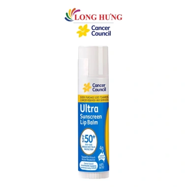 Son dưỡng môi Cancer Council Ultra Sunscreen SPF50+ 4g – Chống nắng, dưỡng ẩm, bảo vệ môi, giá ưu đãi 149.000₫ 5