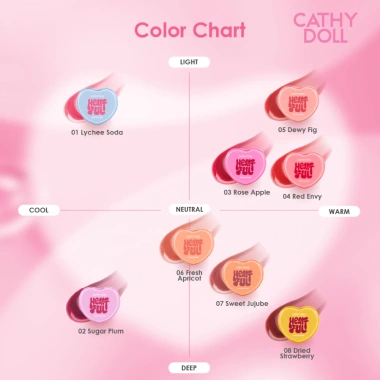 Son Dưỡng Môi Cathy Doll Heartful Color 7g Dưỡng ẩm, tăng đàn hồi, giá 179.000 6