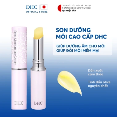 Son dưỡng môi DHC Extra Moisture 1,5g - Dưỡng ẩm sâu, mềm mịn, giá 350.000đ 3 Son dưỡng môi DHC Extra Moisture 1,5g - Dưỡng ẩm sâu, mềm mịn, giá 350.000đ 3