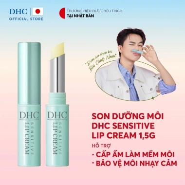 Son dưỡng môi DHC Sensitive Lip Cream 1,5g - Bảo vệ môi nhạy cảm, dưỡng ẩm sâu, giảm giá 275.000 VND