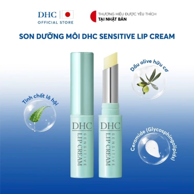 Son dưỡng môi DHC Sensitive Lip Cream 1,5g - Bảo vệ môi nhạy cảm, dưỡng ẩm sâu, giảm giá 275.000 VND 3 Son dưỡng môi DHC Sensitive Lip Cream 1,5g - Bảo vệ môi nhạy cảm, dưỡng ẩm sâu, giảm giá 275.000 VND 3
