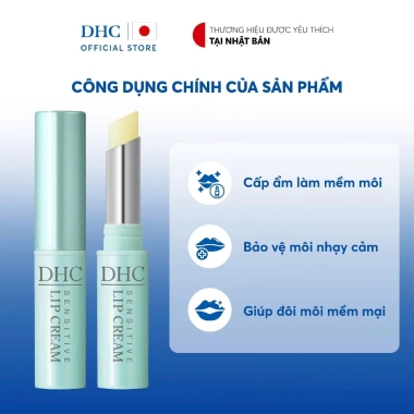 Son dưỡng môi DHC Sensitive Lip Cream 1,5g - Bảo vệ môi nhạy cảm, dưỡng ẩm sâu, giảm giá 275.000 VND 4 Son dưỡng môi DHC Sensitive Lip Cream 1,5g - Bảo vệ môi nhạy cảm, dưỡng ẩm sâu, giảm giá 275.000 VND 4