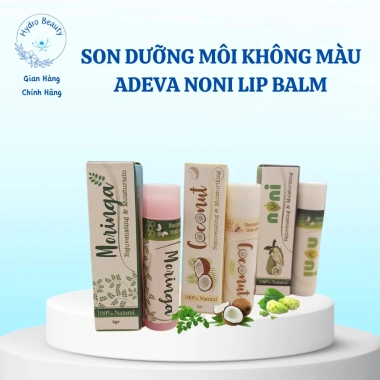 Son dưỡng môi không màu Adeva Noni - Mềm mịn, giảm khô, nứt môi, chỉ 50.000đ