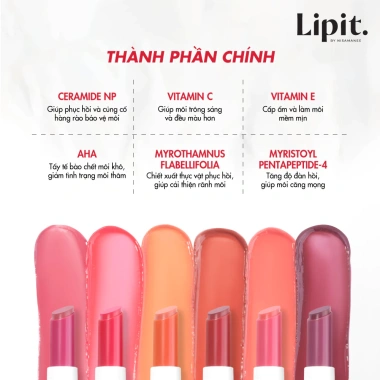 Son Dưỡng Môi Lip It Tint Me Healthy 3g - Dưỡng Ẩm Chuyên Sâu, Màu Sắc Tươi Tắn, Giá 89.000 VND 7