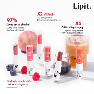 Son Dưỡng Môi Lip It Tint Me Healthy 3g - Dưỡng Ẩm Chuyên Sâu, Màu Sắc Tươi Tắn, Giá 89.000 VND 8