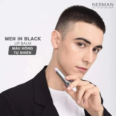 Son Dưỡng Môi Nam Nerman 4g - Dưỡng ẩm, Ngừa thâm, Màu 01, Giá ưu đãi 161k 5 Son Dưỡng Môi Nam Nerman 4g - Dưỡng ẩm, Ngừa thâm, Màu 01, Giá ưu đãi 161k 5