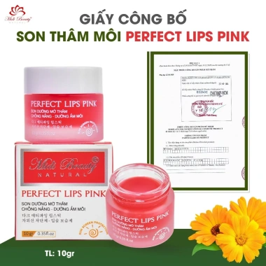 Son Dưỡng Môi Perfect Lips Pink 10g - Mờ Thâm, Chống Nắng, Dưỡng Ẩm, Giá 68.999₫ 9