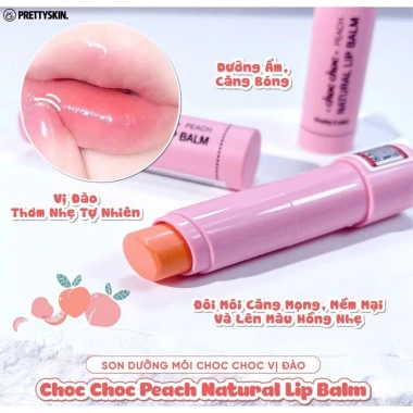 Son Dưỡng Môi PRETTY SKIN Choc Choc - Dưỡng ẩm, Hương Chocolate, Tự Nhiên, 130k 6