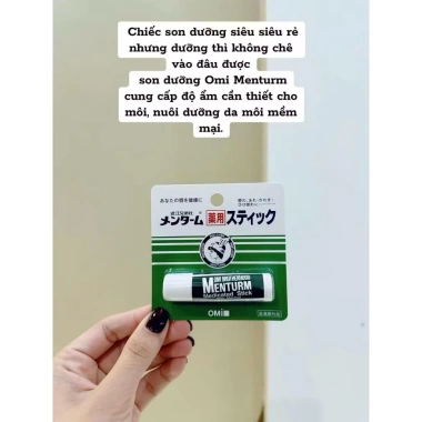Son Dưỡng OMI Menturm 4g Nhật Bản Chống Khô Nứt Nẻ Dưỡng ẩm Sâu Giá Giảm 37.000₫ 4