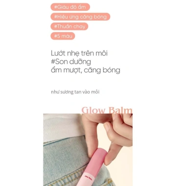Son dưỡng thuần chay có màu Glokolor Glow Balm 5g - LG Makeup VN, dưỡng ẩm, màu tự nhiên, giảm giá 310.000₫ 7 Son dưỡng thuần chay có màu Glokolor Glow Balm 5g - LG Makeup VN, dưỡng ẩm, màu tự nhiên, giảm giá 310.000₫ 7