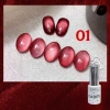 Sơn Gel Mèo Đỏ Naomi 2.026 - Thạch và Flas Đỏ, Giá 60k, Dễ Bôi, Bám Mạnh