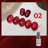 Sơn Gel Mèo Đỏ Naomi 2.026 - Thạch và Flas Đỏ, Giá 60k, Dễ Bôi, Bám Mạnh 2