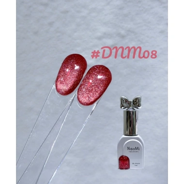 Sơn Gel Mèo Đỏ Naomi 2.026 - Thạch và Flas Đỏ, Giá 60k, Dễ Bôi, Bám Mạnh
