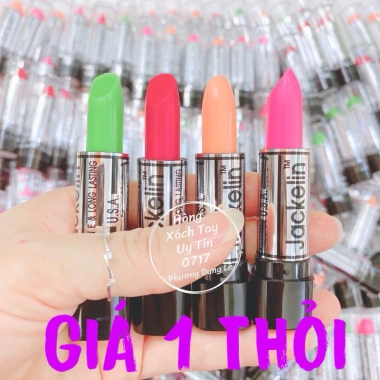 Son gió Jackelin chuẩn Thái Lan lì lâu trôi vitamin E dưỡng môi - 90.000đ (giá gốc 109.800đ)