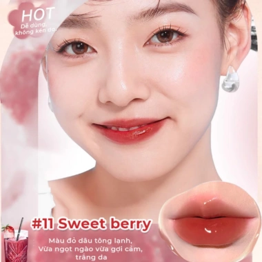 Son JUDYDOLL Iced Tea 2,4g - Môi bóng căng mọng không dính nhẹ môi 189.000đ 7