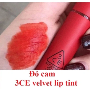 Son kem 3CE đỏ cam Velvet Lip Tint Child like - Giá 336.000 VND, ưu đãi 3 Son kem 3CE đỏ cam Velvet Lip Tint Child like - Giá 336.000 VND, ưu đãi 3