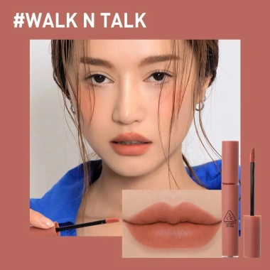 Son Kem 3CE Velvet Lip Tint 4g Cashmere Nude – Giá giảm, chỉ 290.000, màu Definition, Like Gentle, Bitter Hour