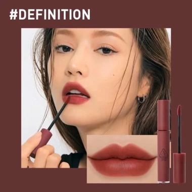 Son Kem 3CE Velvet Lip Tint 4g Cashmere Nude – Giá giảm, chỉ 290.000, màu Definition, Like Gentle, Bitter Hour
