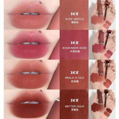 Son Kem 3CE Velvet Lip Tint 4g - Taupe Speak Up, giá 348.000₫ (giảm 100k) 8