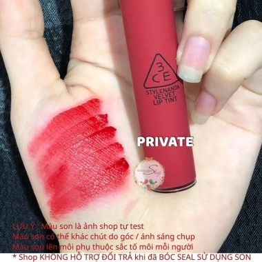 Son Kem 3ce Velvet Lip Tint Plush Child Like Taupe Speak Up Daffodil Bitter Hour - Giá ưu đãi 346.000đ