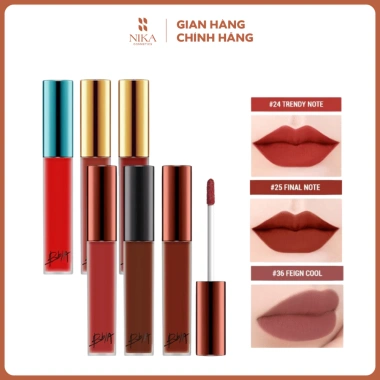 Son kem BBia Last Velvet Lip Tint Nika chính hãng - Giá 165k, giảm 36k, đa màu