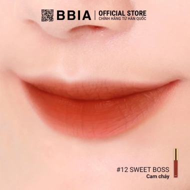Son kem BBia Last Velvet Lip Tint Nika chính hãng - Giá 165k, giảm 36k, đa màu