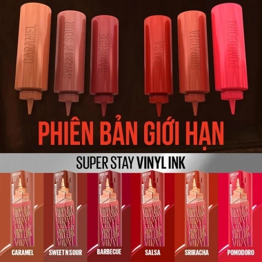 Son Kem Bóng Bền Maybelline Superstay Vinyl Ink 4.2ml - Nhẹ Môi, Giá 318.000đ 5 Son Kem Bóng Bền Maybelline Superstay Vinyl Ink 4.2ml - Nhẹ Môi, Giá 318.000đ 5