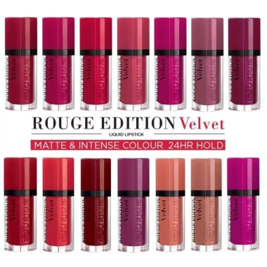 Son Kem Bourjois Rouge Edition Velvet - Lì Mịn Mượt Như Nhung, Giá Ưu Đãi 175.000