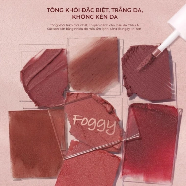 Son Kem Bùn JUDYDOLL Lip Mud 3,3g - Mịn lì, Che phủ, Không khô môi, Lâu trôi, Giá 148.998 VND