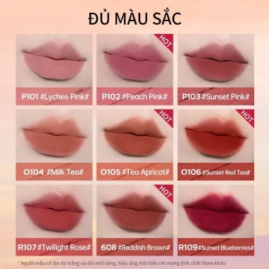 Son Kem Bùn Mềm Mịn Như Nhung Colorkey Mousse Lip Mud Matte 2g - 165.000 VND, bền màu, không bết 6