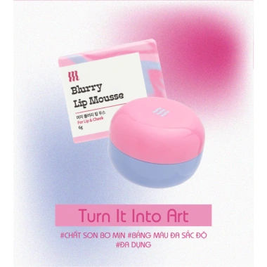 Son Kem Bùn Merzy Blurry Lip 6g - Má hồng mờ, lì, mịn như bơ, 174k ThegioiSkinfood 4