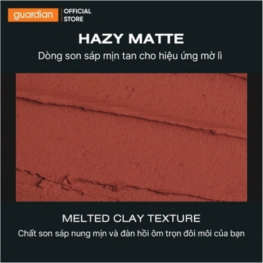 Son Kem Bùn Mịn Lì 3CE Hazy Lip Clay 4gr Màu Hazy Đậm Đà, Công Thức Bùn Mịn, Giá chỉ 334.000₫