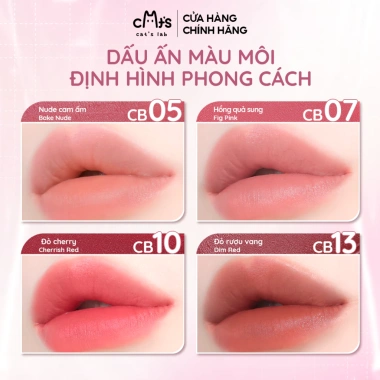 Son Kem Cats Lab Blur Lip Velvet 2.5g - Chất Lì Mềm Mịn, Dễ Tán, Giá 200.000 VND (Giảm từ 250.000) 3 Son Kem Cats Lab Blur Lip Velvet 2.5g - Chất Lì Mềm Mịn, Dễ Tán, Giá 200.000 VND (Giảm từ 250.000) 3