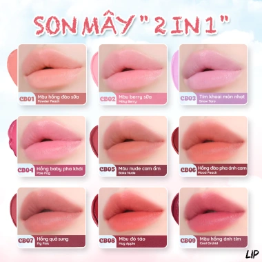 Son Kem Cats Lab Blur Lip Velvet 2.5g - Chất Lì Mềm Mịn, Dễ Tán, Giá 200.000 VND (Giảm từ 250.000) 7 Son Kem Cats Lab Blur Lip Velvet 2.5g - Chất Lì Mềm Mịn, Dễ Tán, Giá 200.000 VND (Giảm từ 250.000) 7